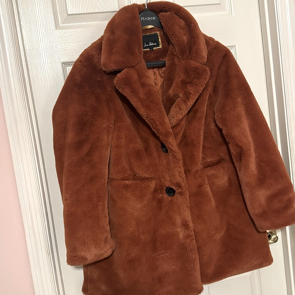 Sam Edelman Faux Fur Coat, size L